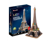 CUBICFUN Puzzle 3D Wieża Eiffla TOYCUB L091H - 549042 - zdjęcie 1